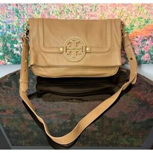 EUC Tory Burch Convertible Amanda Foldover Crossbody Shoulder Bag Clutch
